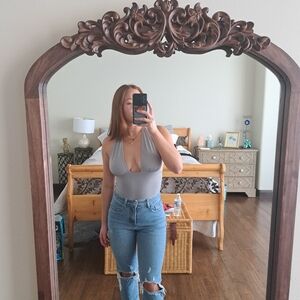 Zara Pantone Polyamide Halter Neck Bodysuit